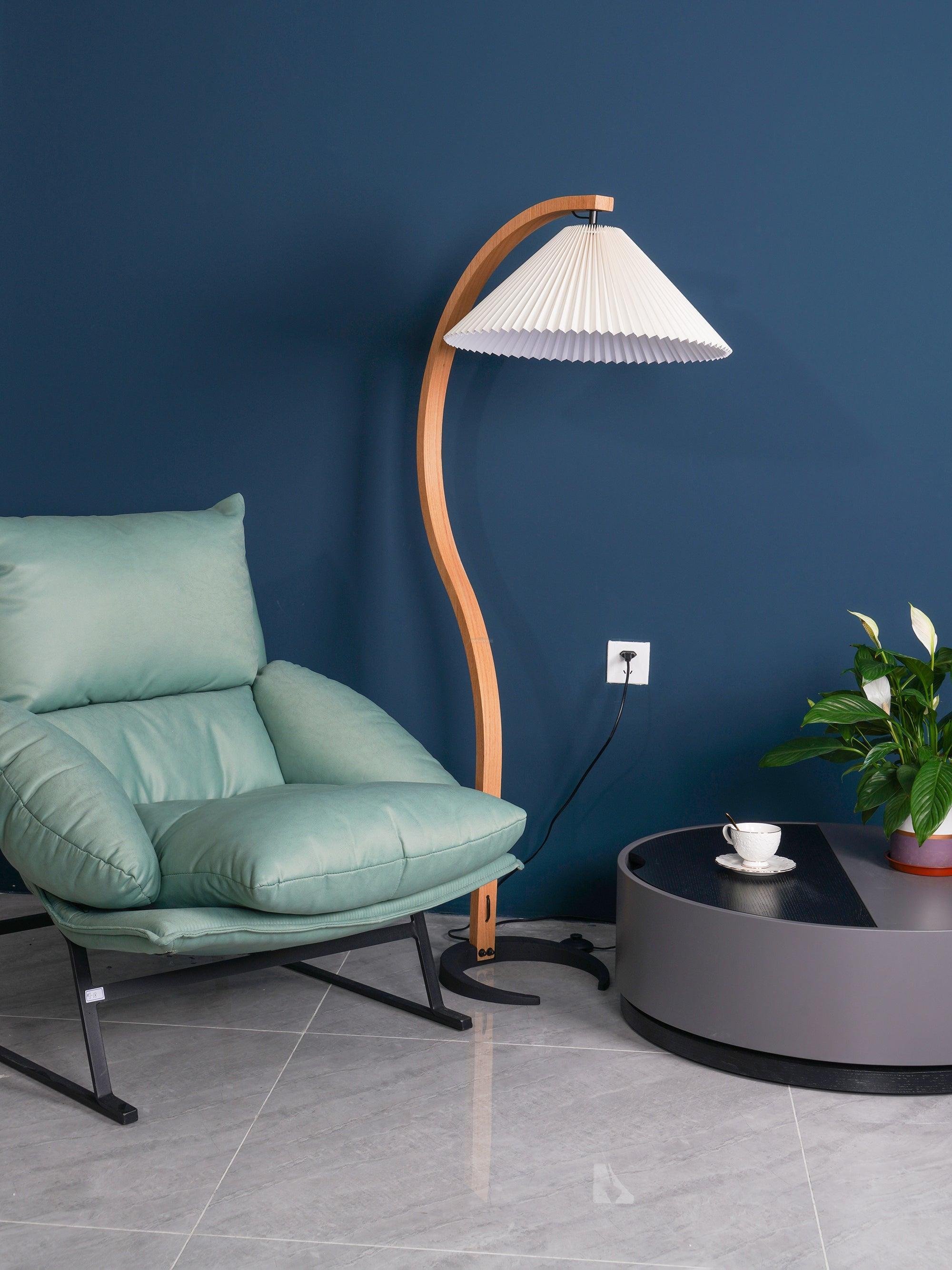 Caprany Floor Lamp - Drapery-1-Luxehomezone