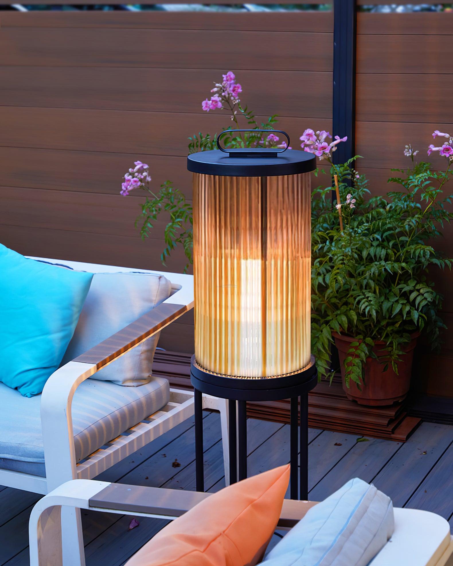 Ambient Line Lantern Garden Floor Lamp - Canister-1-Luxehomezone