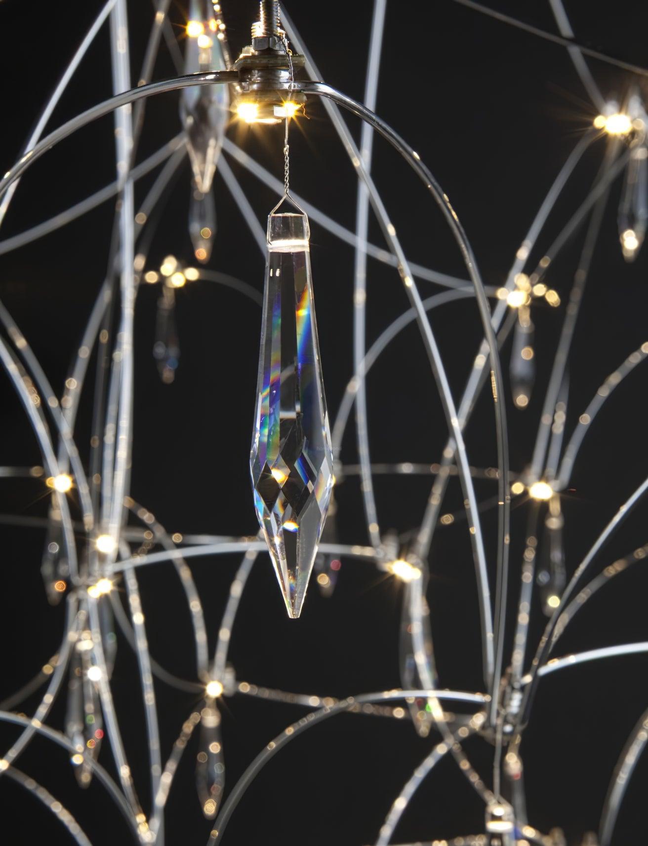 Candle Style Mira Chandeliers ∅ 23.6″ ∅ 31.5″ - Candle-1-Luxehomezone