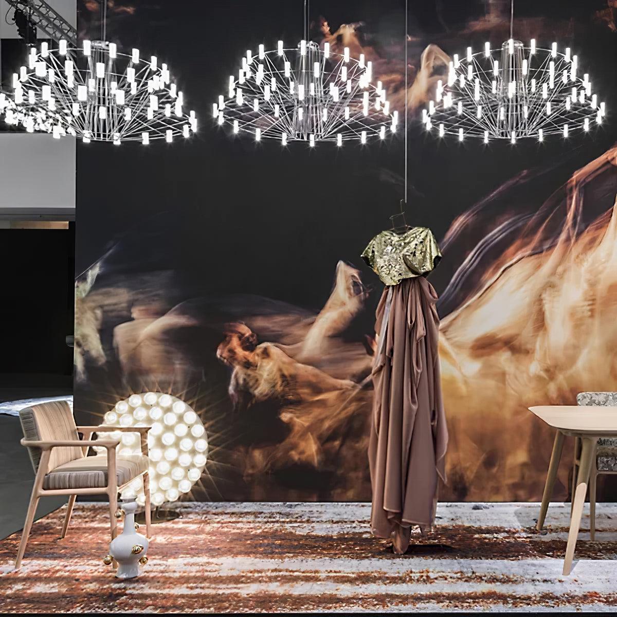 Sky Ballet Candle Chandelier ∅ 33.5″ ~∅ 39.8″ - Candle-1-Luxehomezone