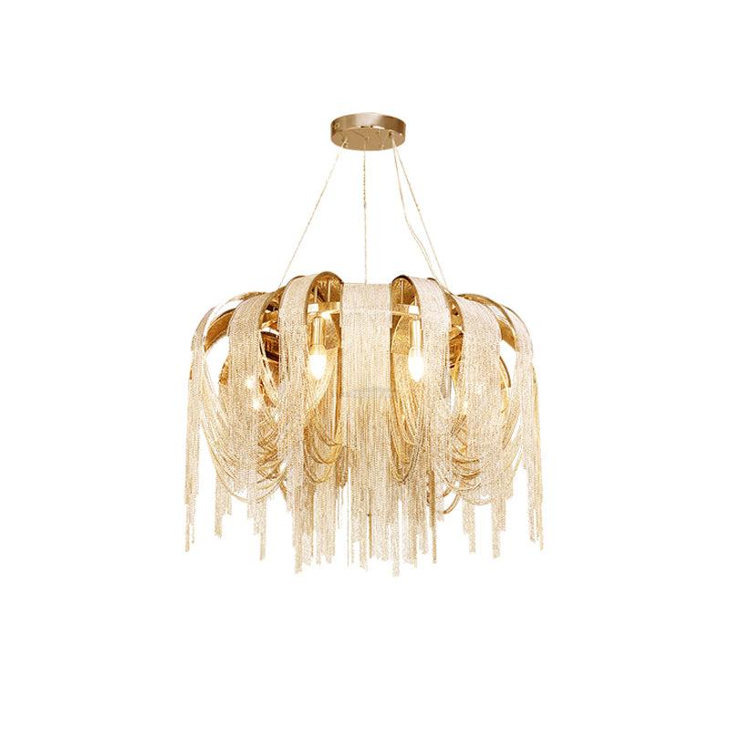 Length Chains Chandelier ∅ 23.6″ - Tassel-1-Luxehomezone