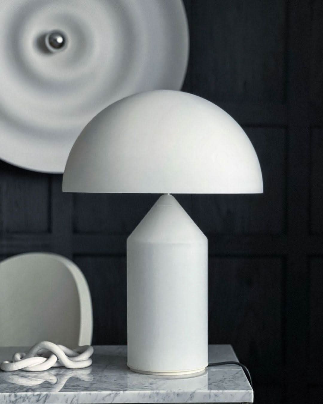 Atollo Metal Table Lamp ∅ 9.8″ - Luxehomezone