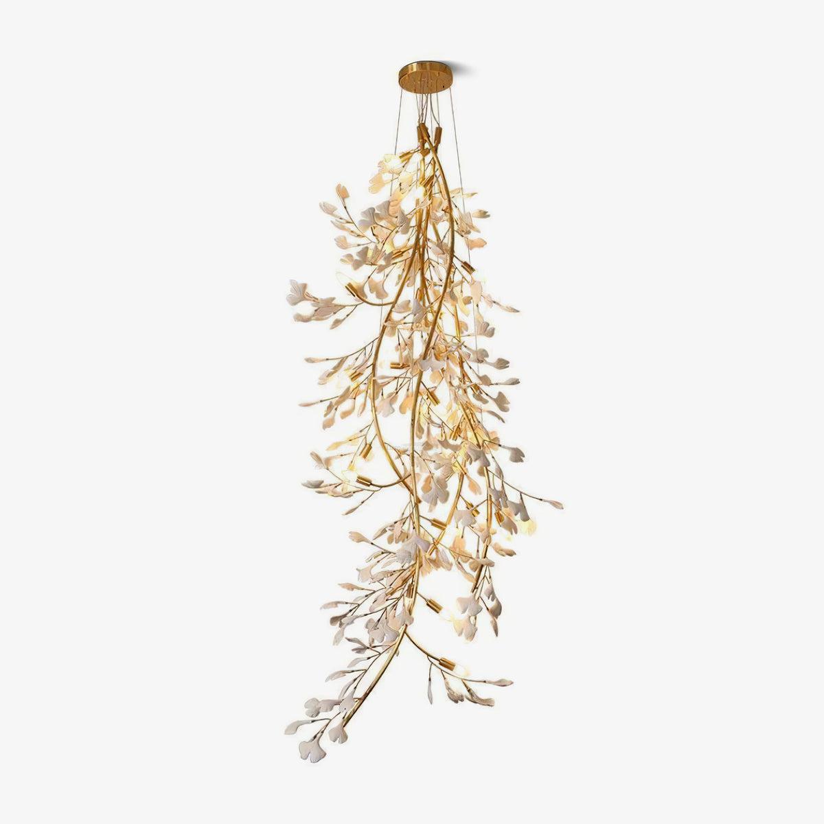 Gingko Long Branch Type Chandelier - Gingko, Gingko Chandelier-1-Luxehomezone