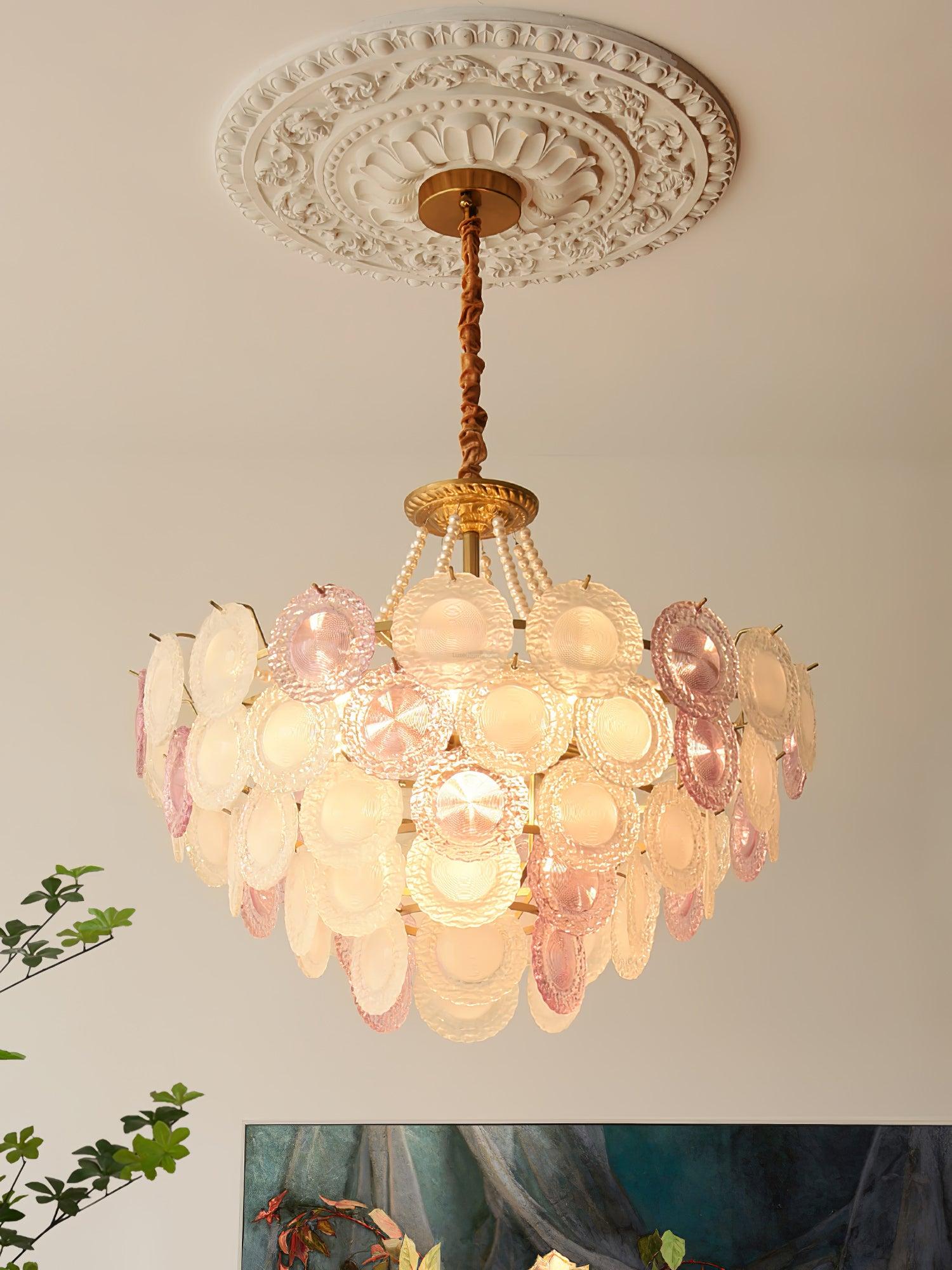 Rainbow Chandelier with Round/Long canopy - Luxehomezone