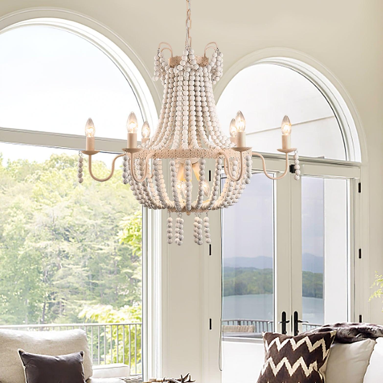 Candle Style Regas Chandelier Φ 29.5″ - Candle-1-Luxehomezone