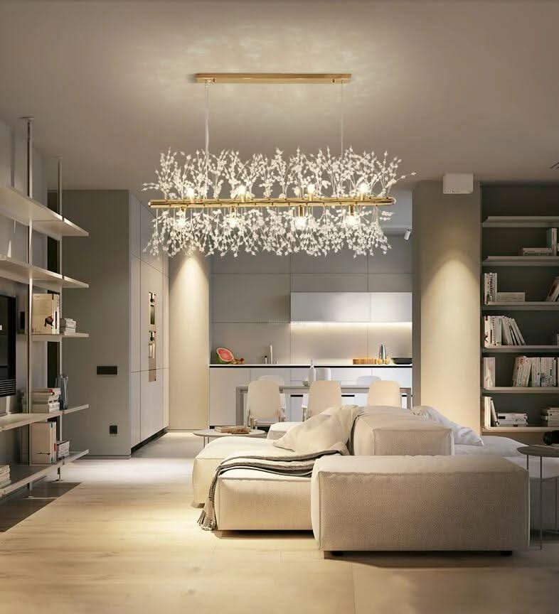 Crystal Dandelion Chandelier with 9/12/16 heads - Luxehomezone