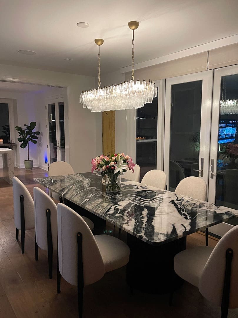 Florence Murano Chandelier Poliedr 138 glass