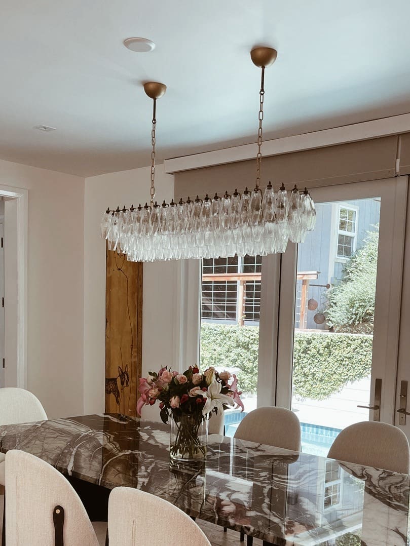 Florence Murano Chandelier Poliedr 138 glass