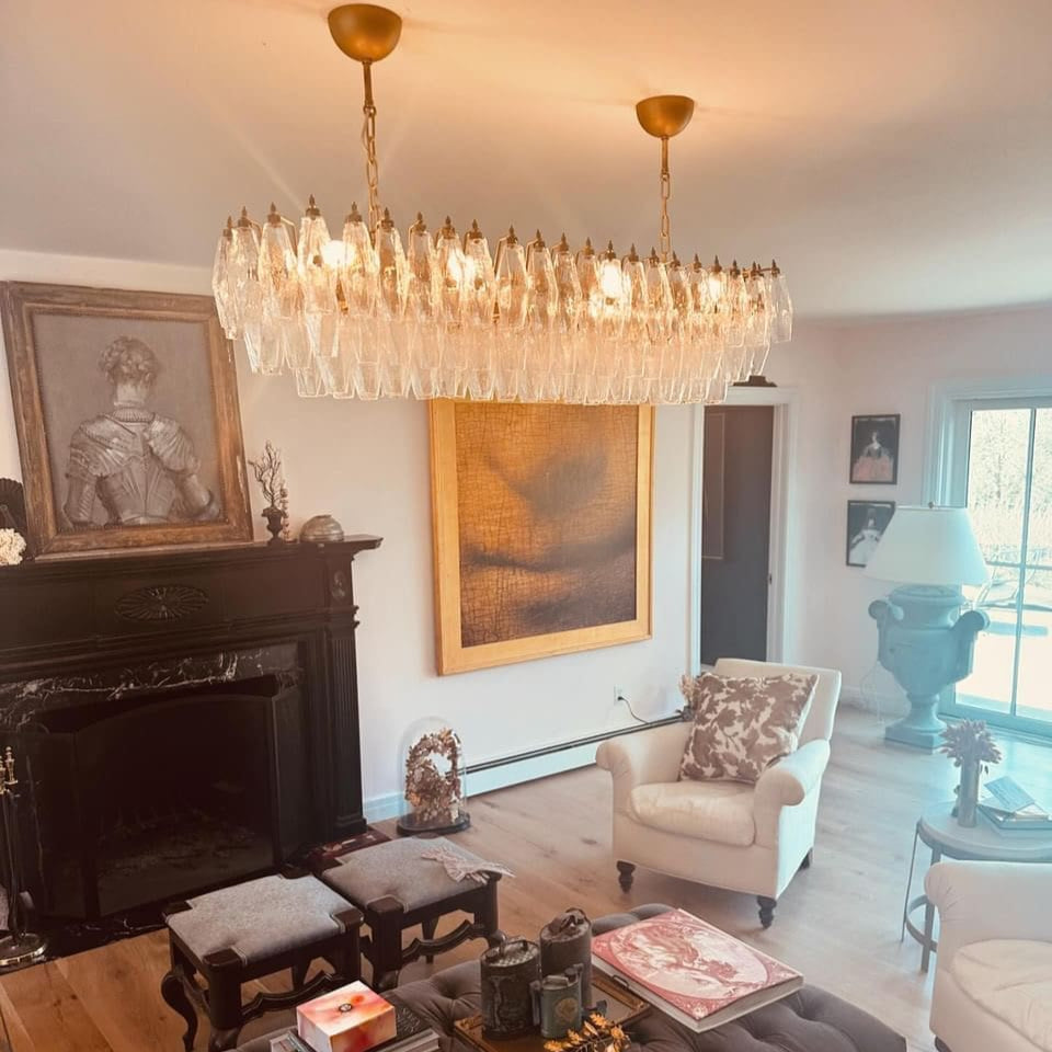 Florence Murano Chandelier Poliedr 138 glass