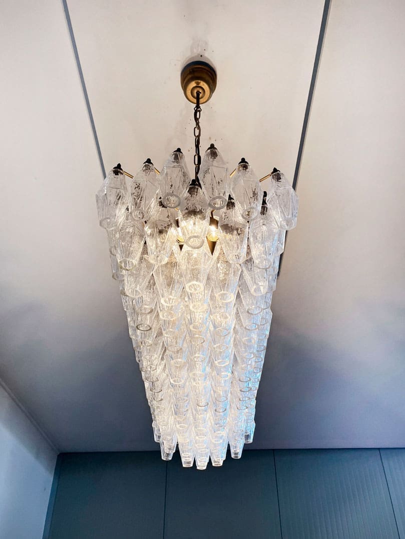 Florence Murano Chandelier Poliedr 138 glass