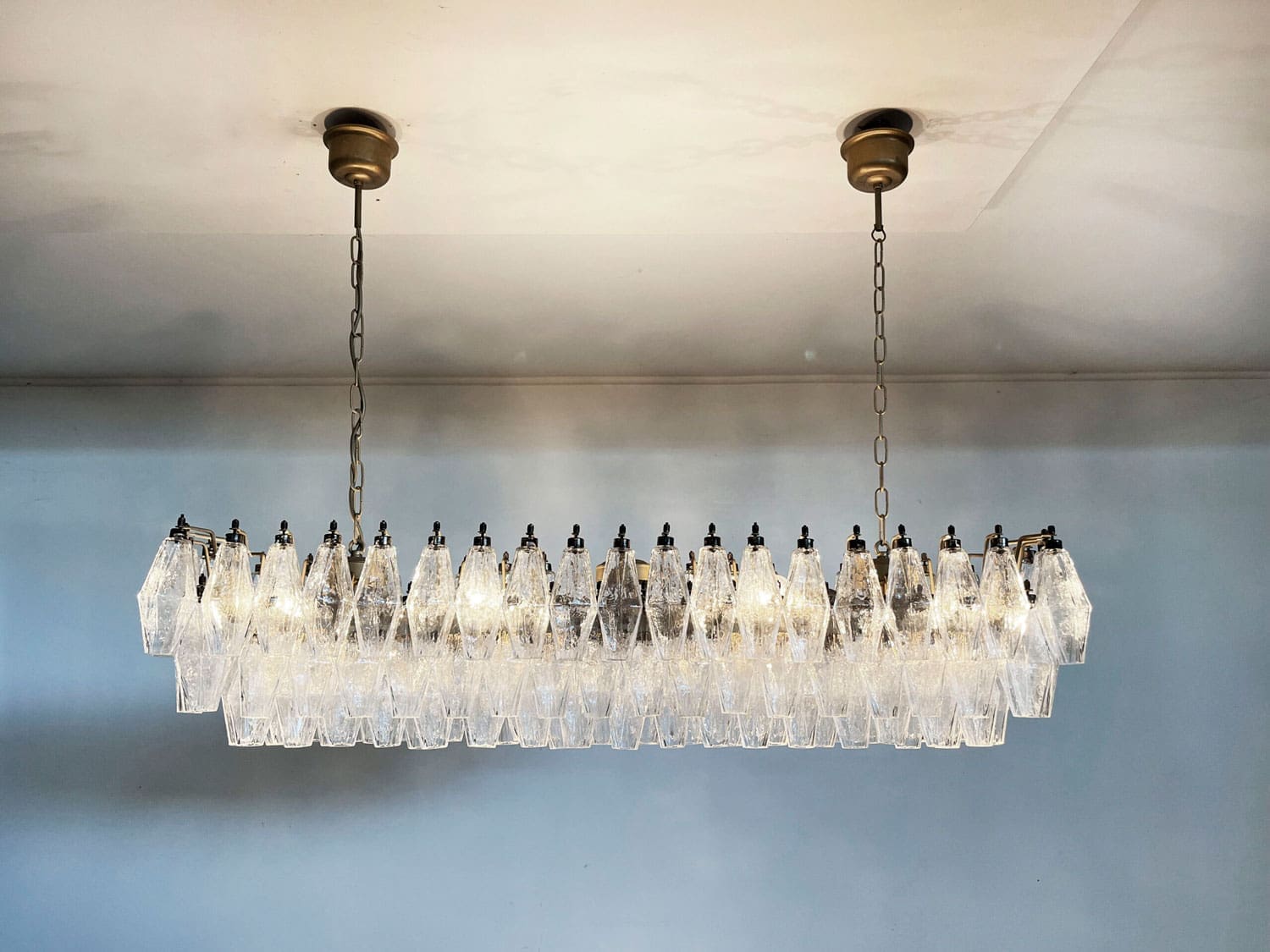 Florence Murano Chandelier Poliedr 138 glass