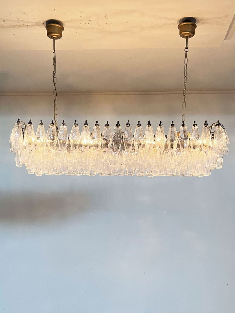 Florence Murano Chandelier Poliedr 138 glass