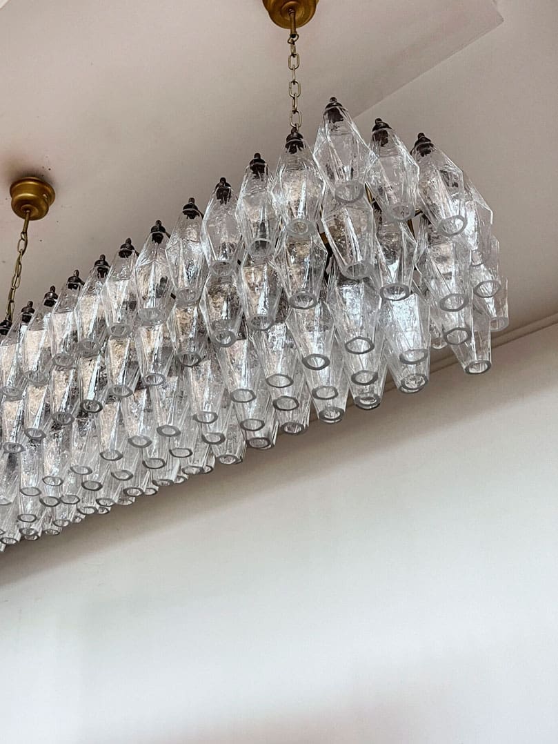 Florence Murano Chandelier Poliedr 138 glass