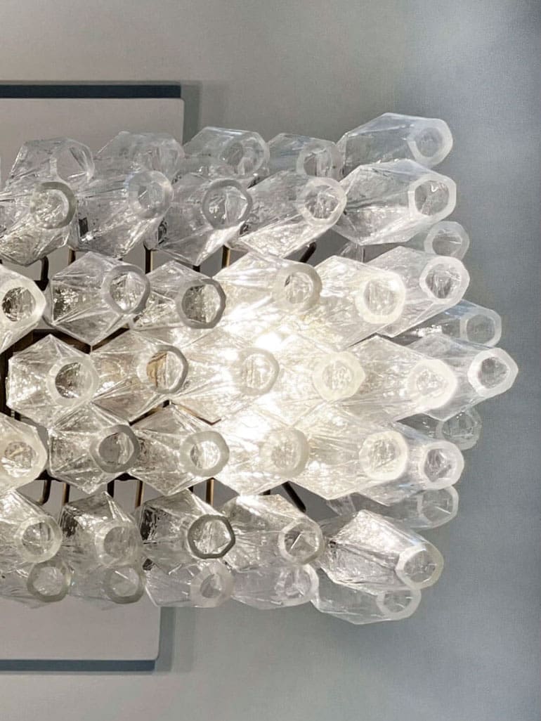 Florence Murano Chandelier Poliedr 138 glass