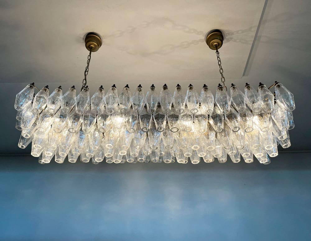 Florence Murano Chandelier Poliedr 138 glass