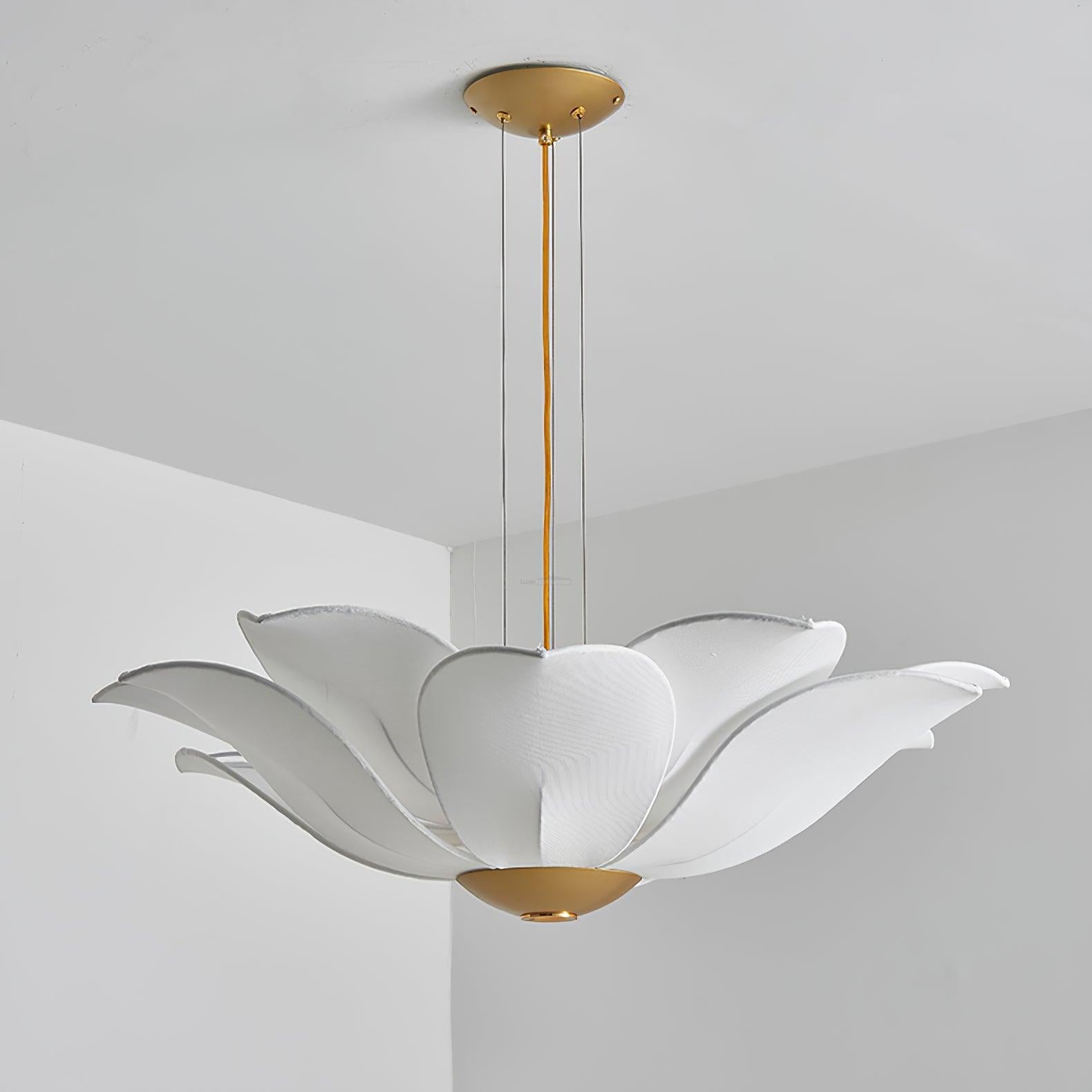 Fiore Chandelier  ∅ 32.3″ - Pleated-1-Luxehomezone