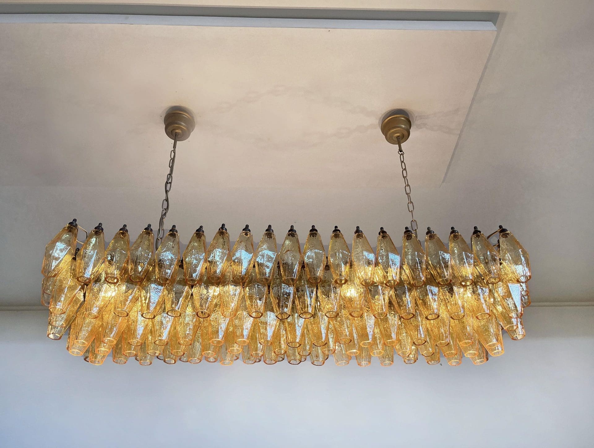 Florence Murano Chandelier Poliedr 138 glass