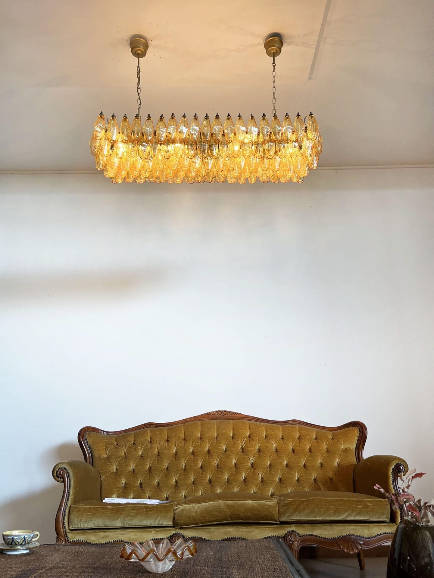 Florence Murano Chandelier Poliedr 138 glass