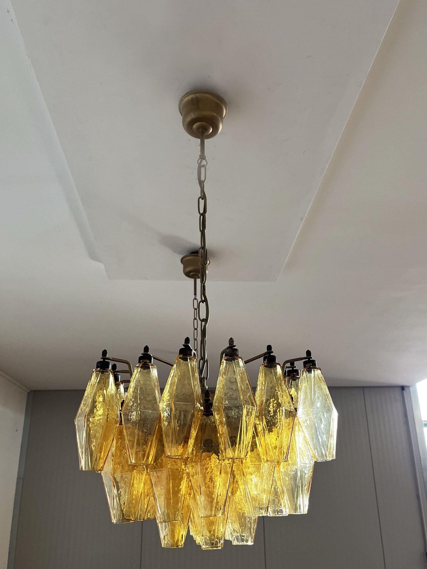 Florence Murano Chandelier Poliedr 138 glass