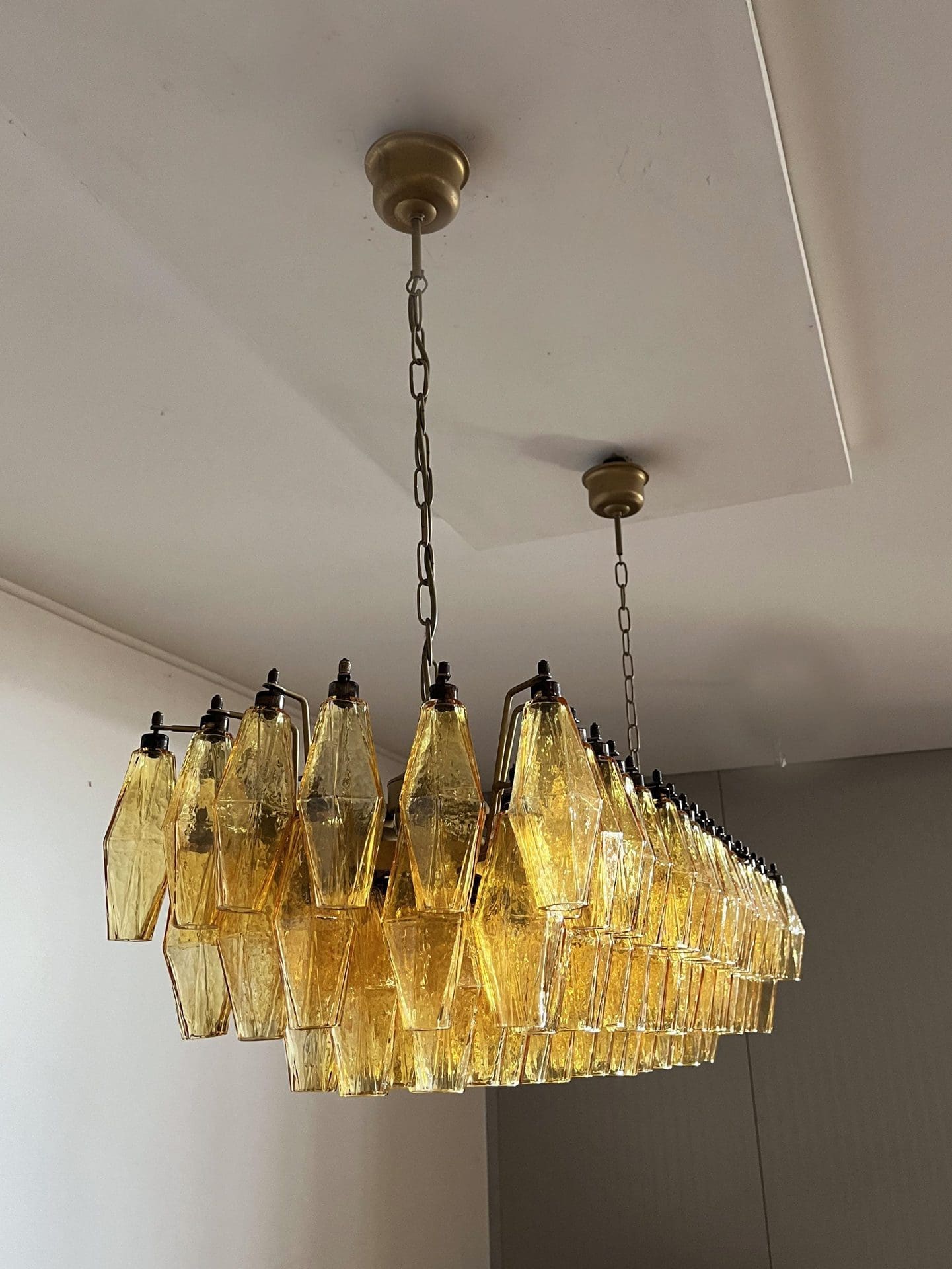 Florence Murano Chandelier Poliedr 138 glass