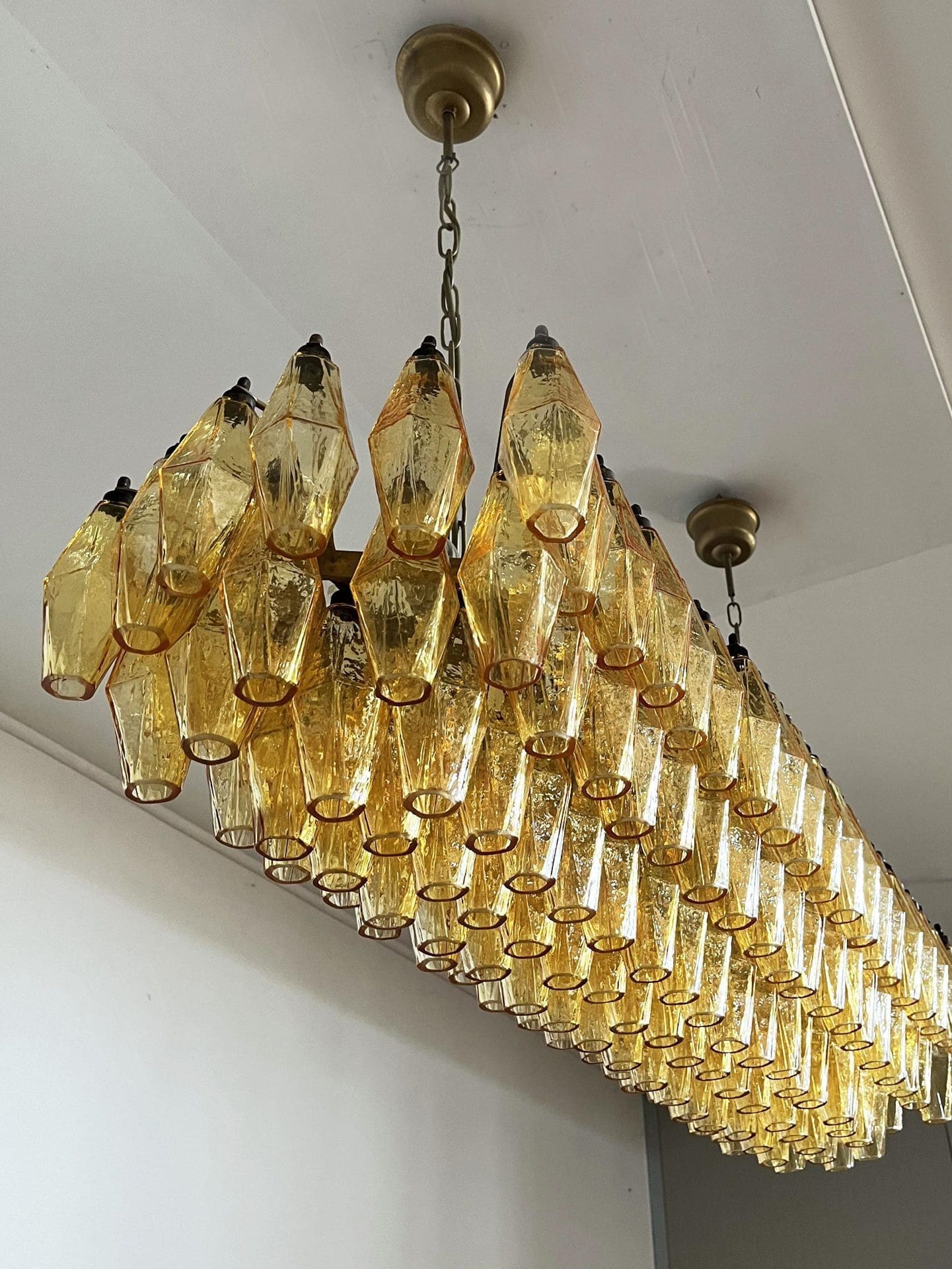 Florence Murano Chandelier Poliedr 138 glass
