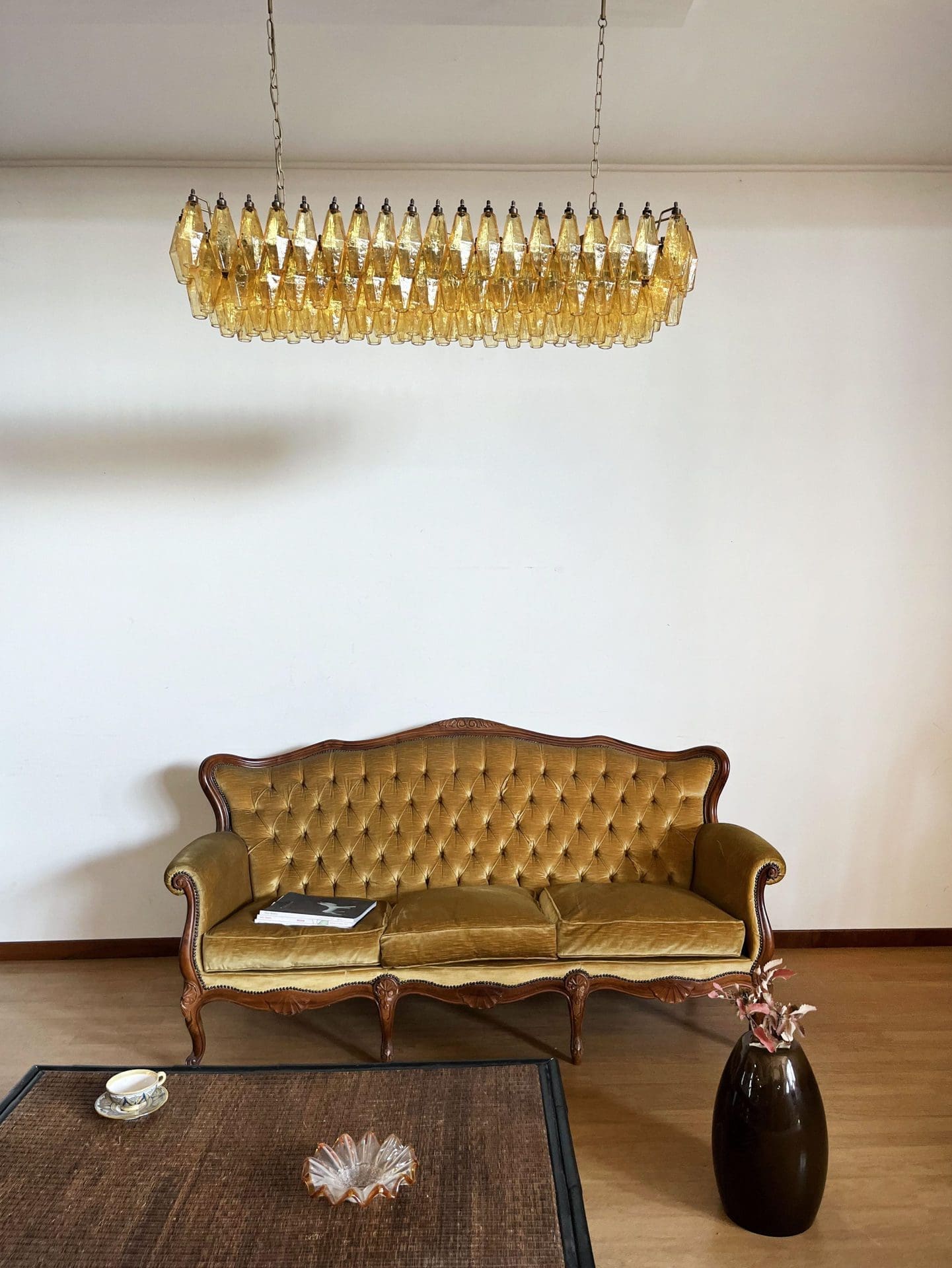 Florence Murano Chandelier Poliedr 138 glass