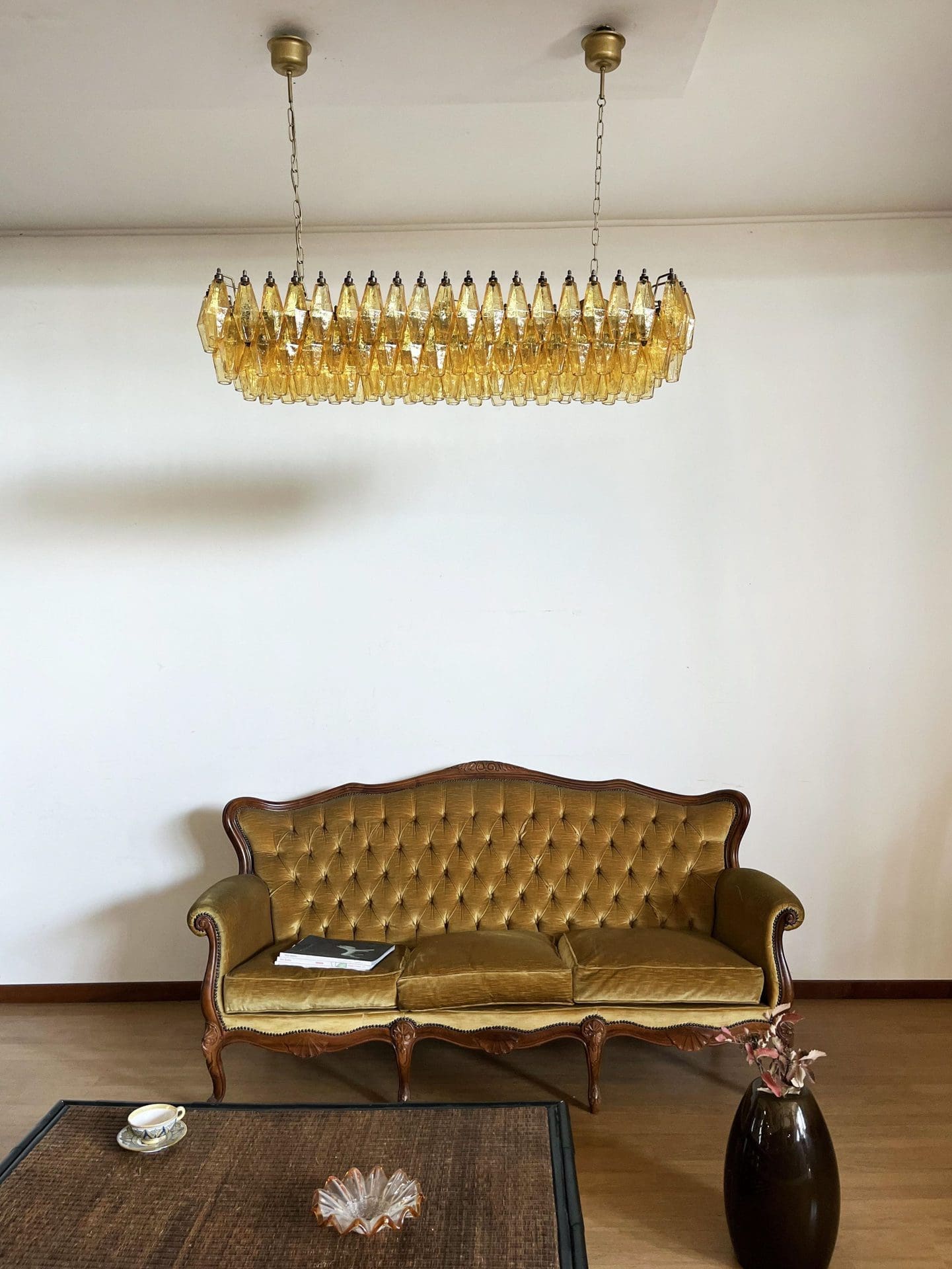 Florence Murano Chandelier Poliedr 138 glass