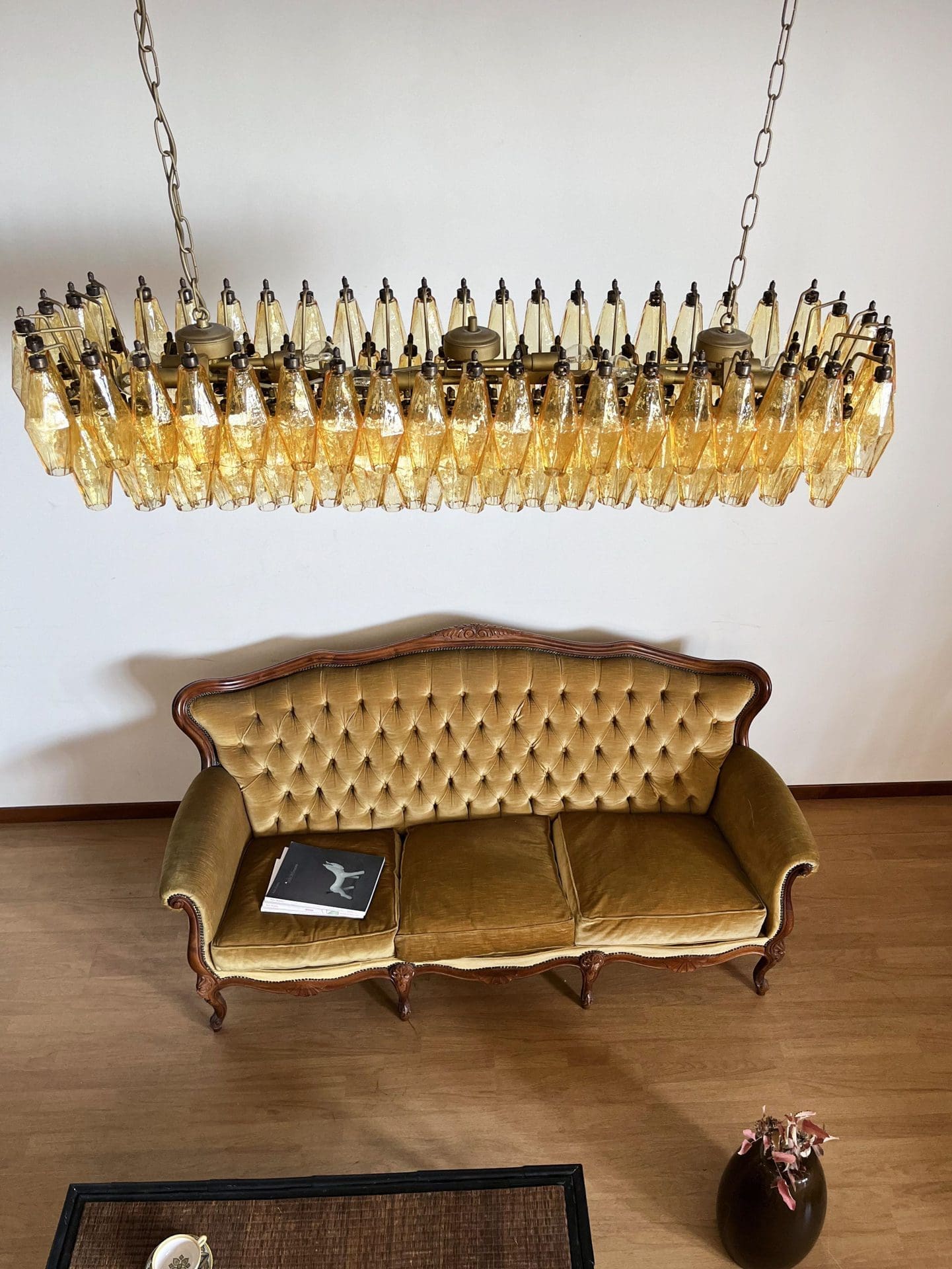 Florence Murano Chandelier Poliedr 138 glass