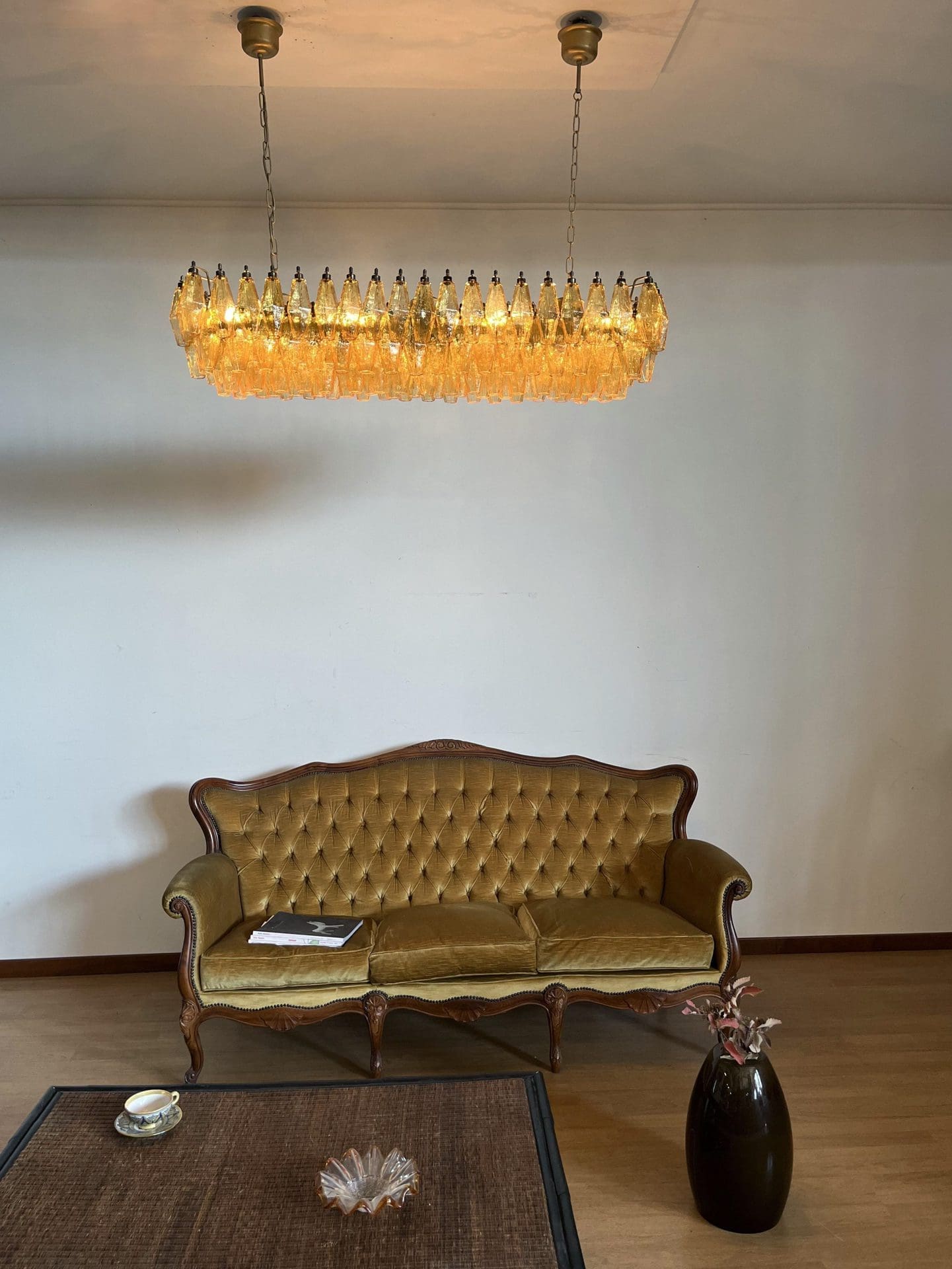 Florence Murano Chandelier Poliedr 138 glass