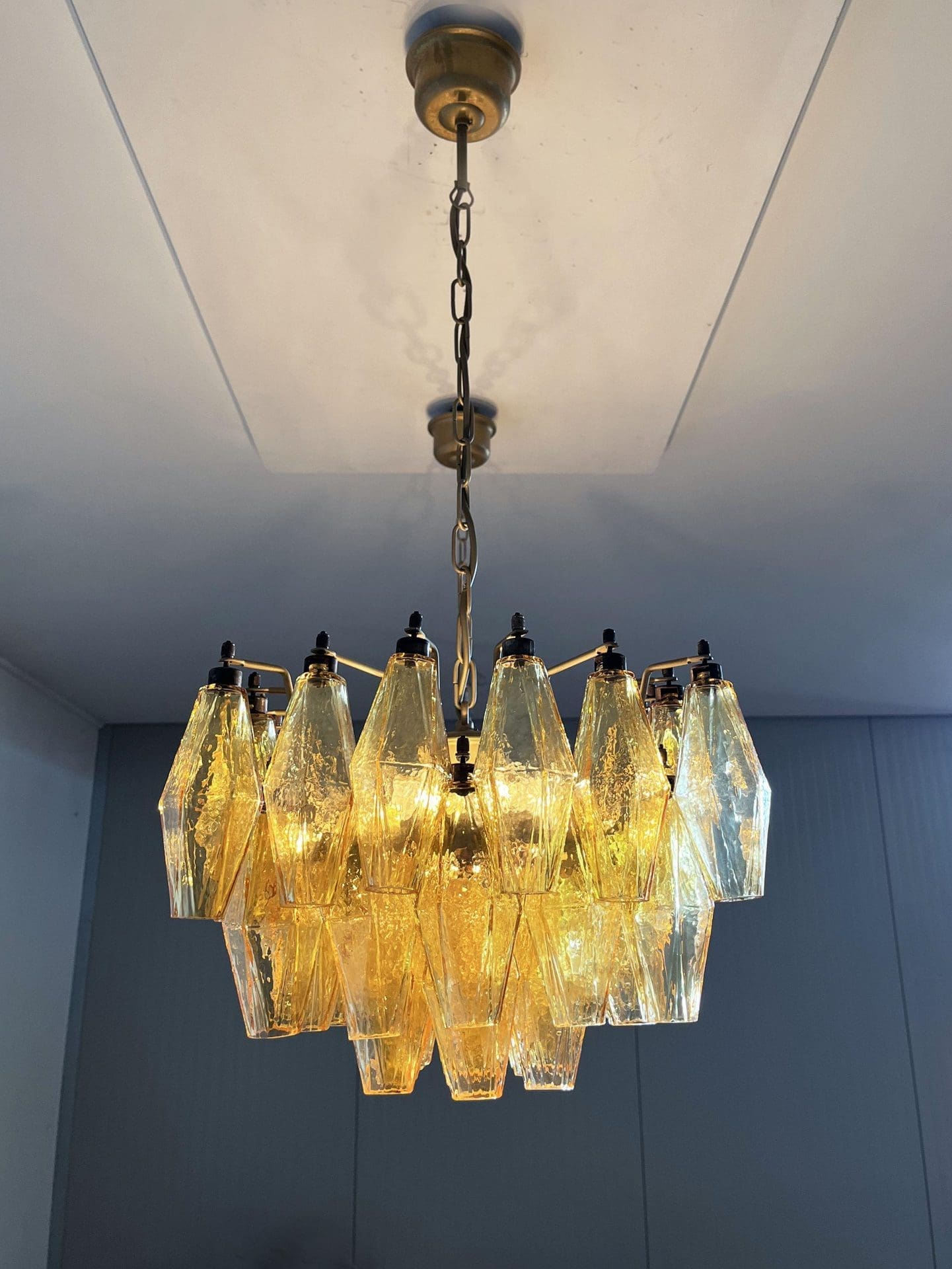 Florence Murano Chandelier Poliedr 138 glass
