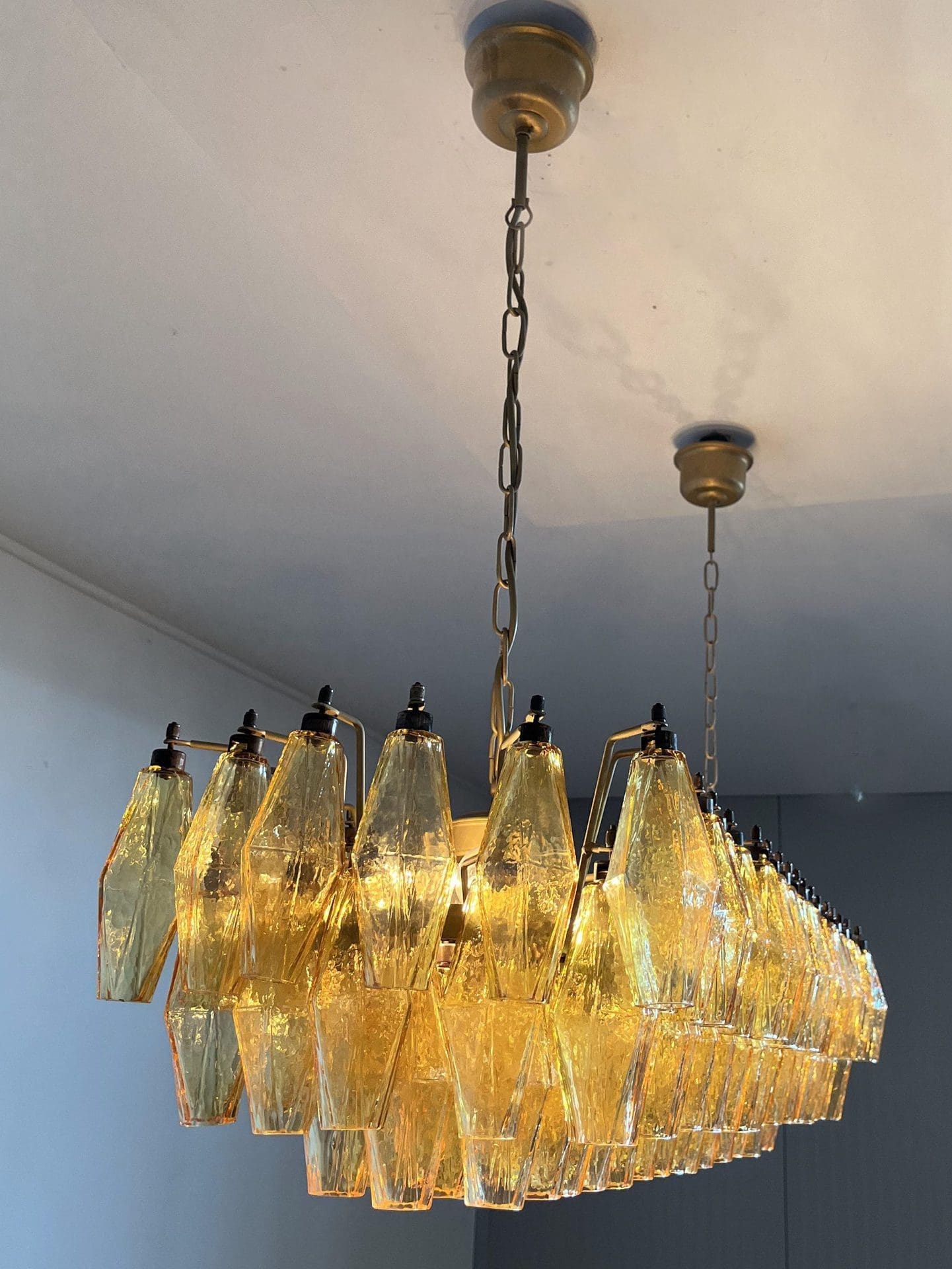Florence Murano Chandelier Poliedr 138 glass