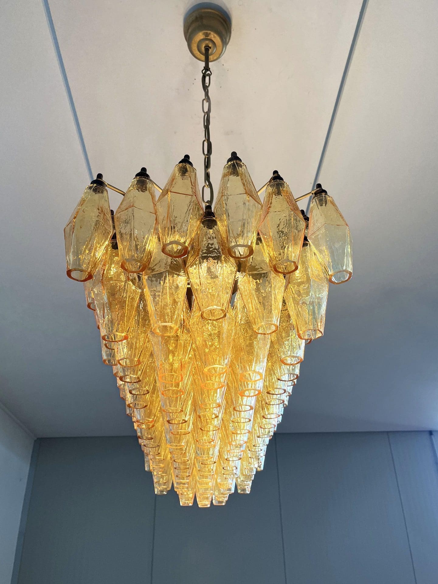 Florence Murano Chandelier Poliedr 138 glass