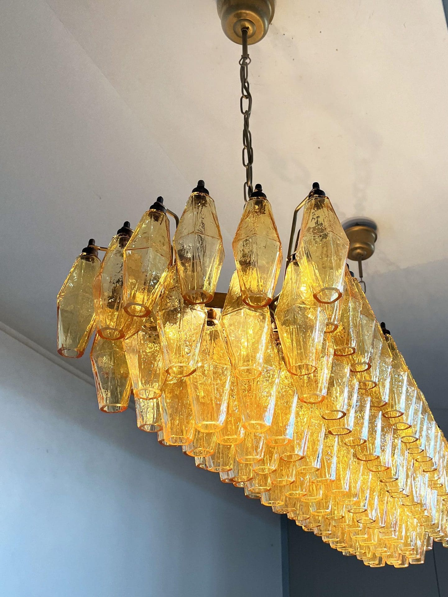 Florence Murano Chandelier Poliedr 138 glass