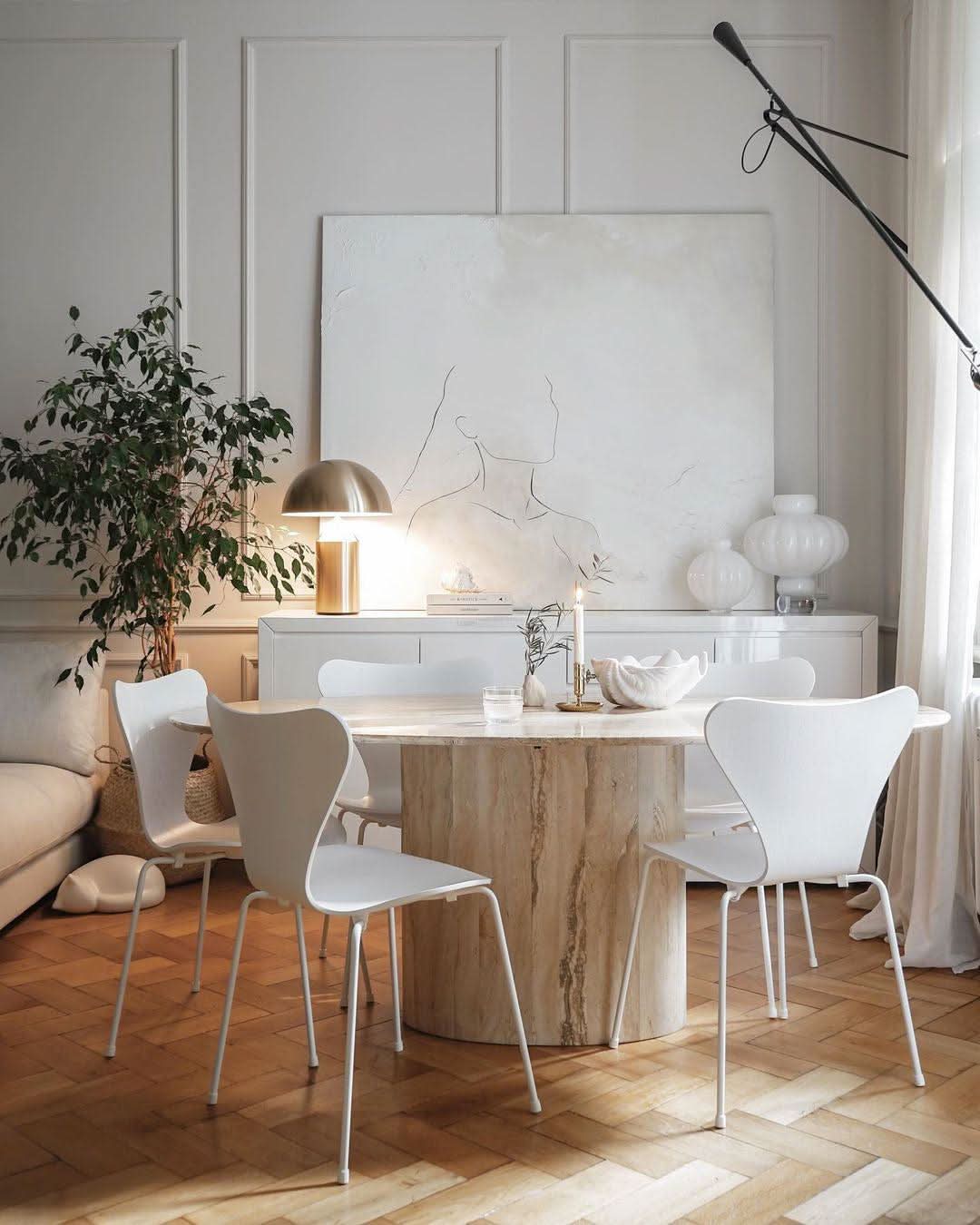 Atollo Metal Table Lamp ∅ 9.8″ - Luxehomezone