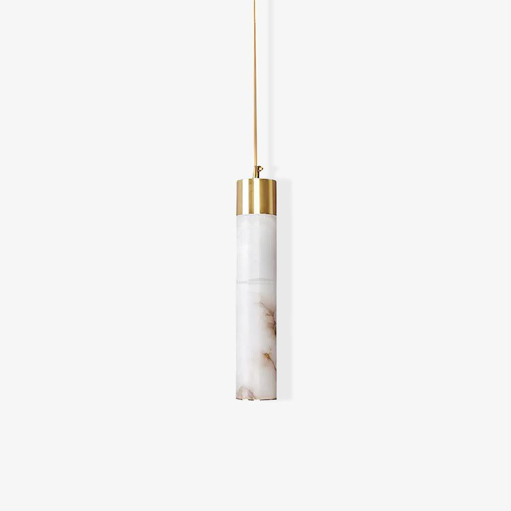 Tala Brass Alabaster Pendant Light - Alabaster, Alabaster Pendant-1-Luxehomezone