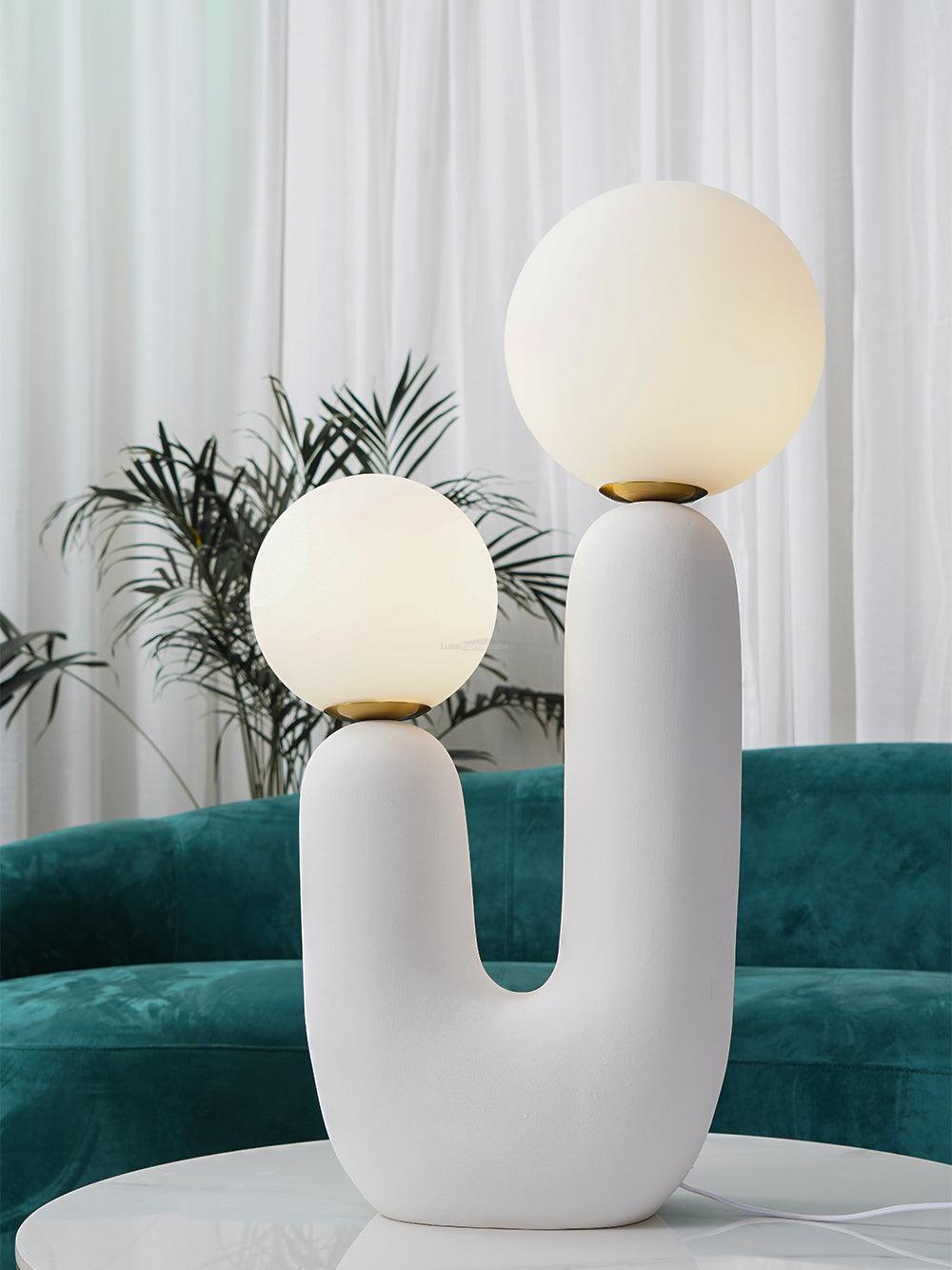 Oo Ceramics Table Lamp ∅ 22.4″ - Candy-1-Luxehomezone