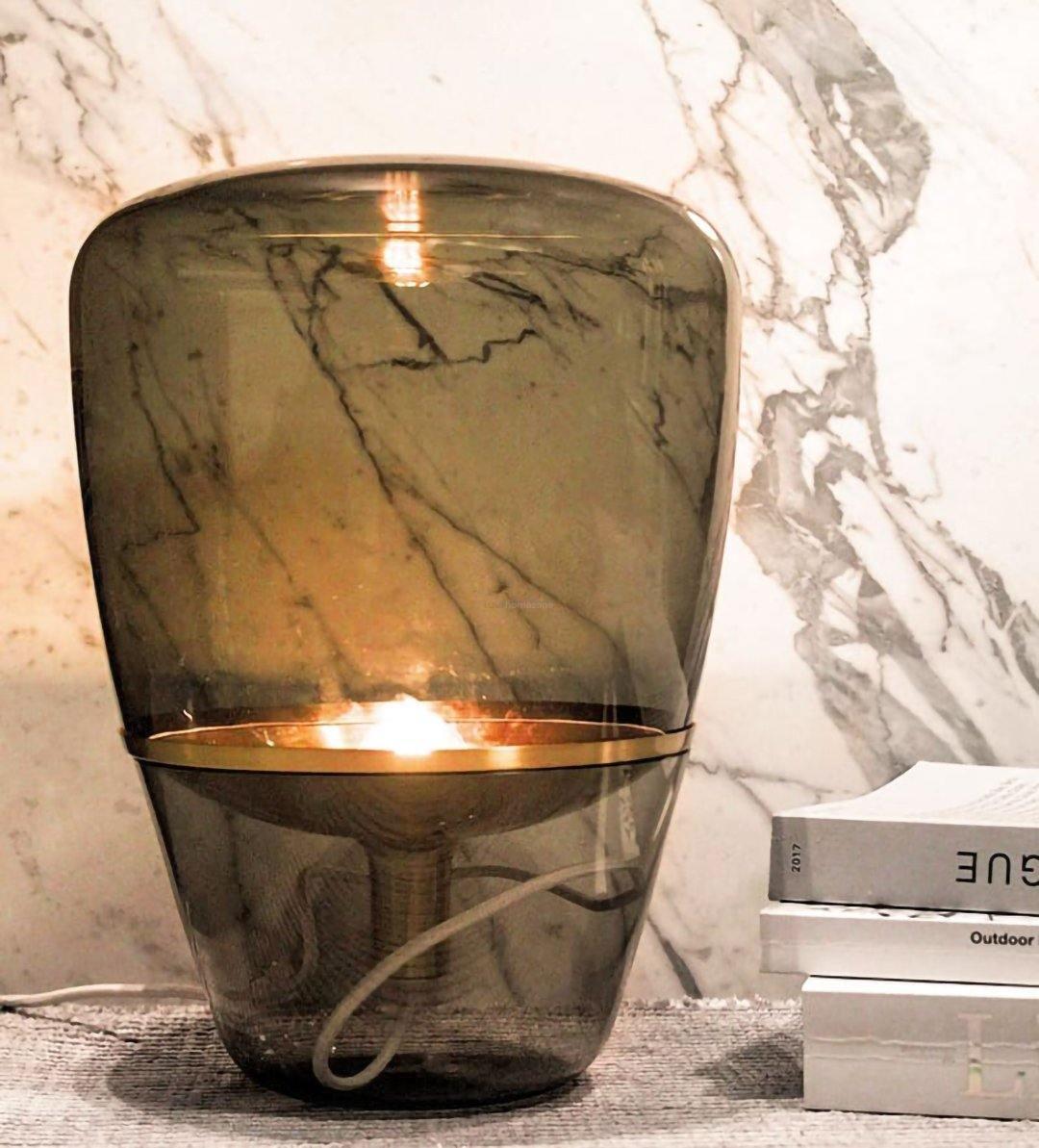 Balloon Table Lamp ∅ 11″ - Art Glass-1-Luxehomezone