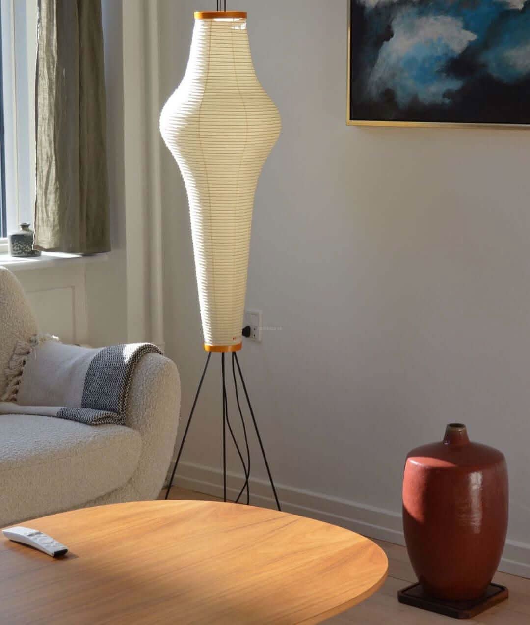 Akari Paper Floor Lamp - Luxehomezone