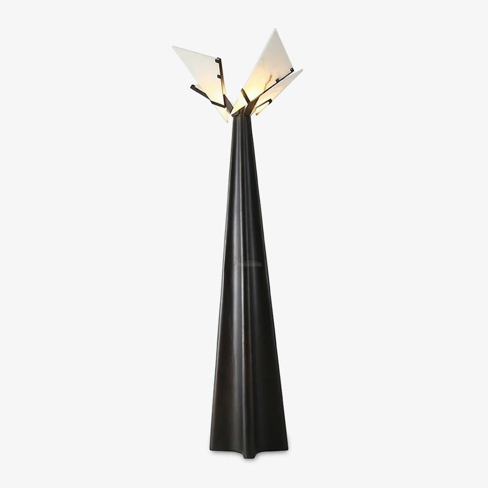 Religieuse Alabaster Floor Lamp - Alabaster-1-Luxehomezone