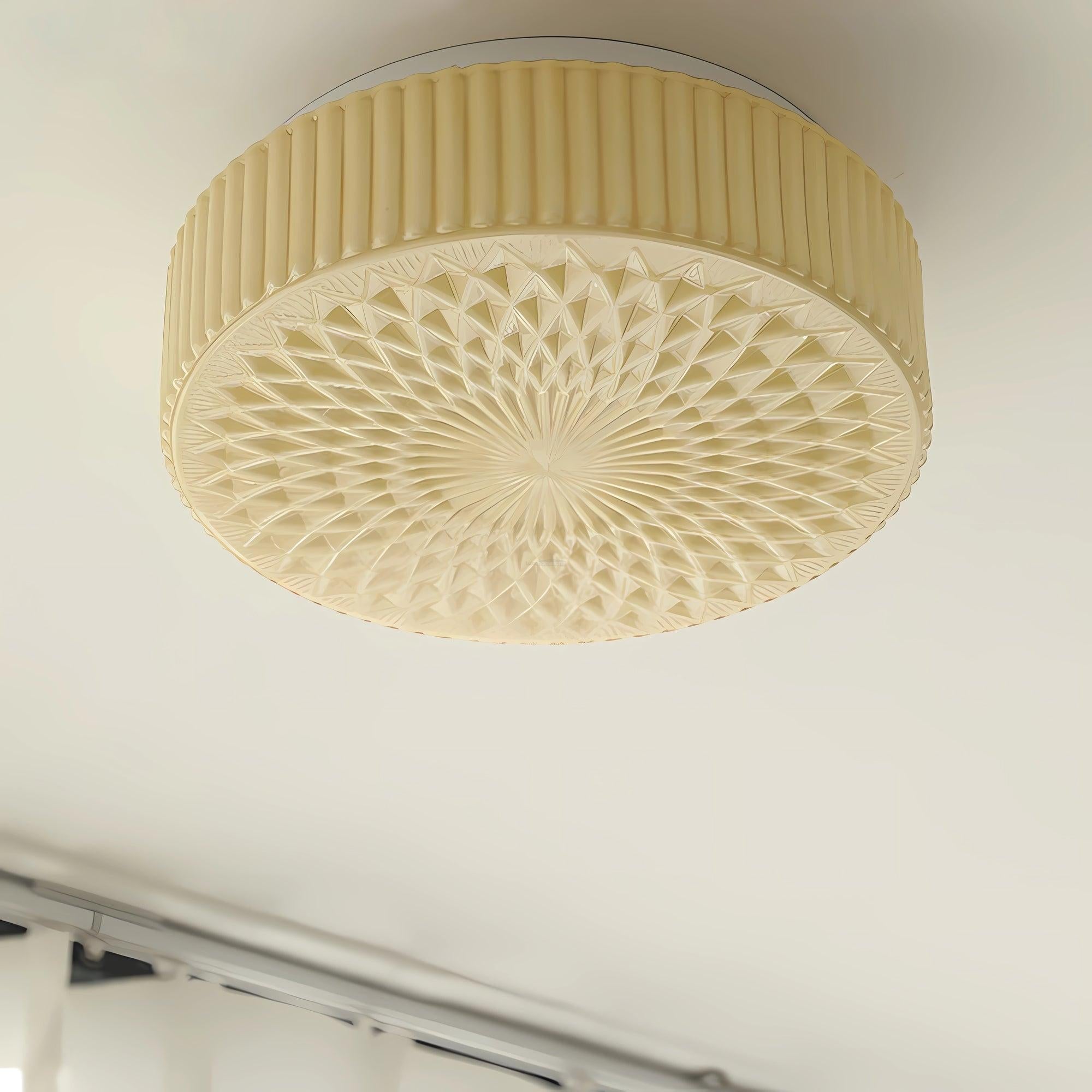 Souffle Ceiling Lamp ∅ 13.8″ - Chloe, Flush Mounts, Optimized-1-Luxehomezone