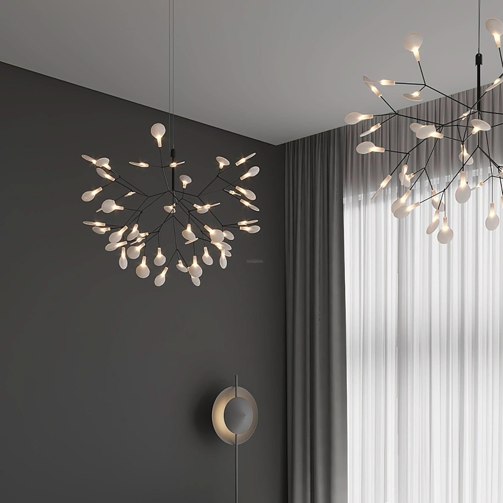 Black Firefly LED Chandelier 20''/29''/40''/60'' - Luxehomezone