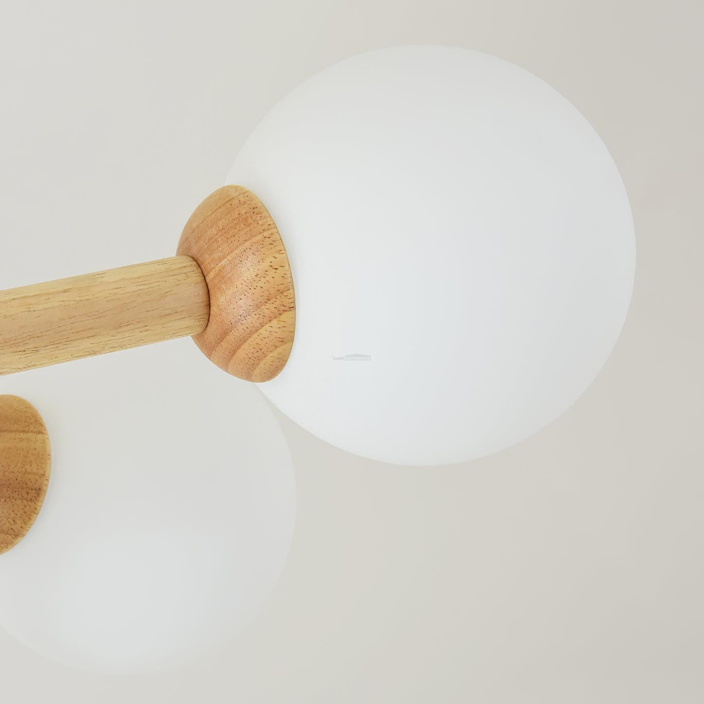 Kozan Wooden Chandelier with 6/8/10/12 heads - Frown-1-Luxehomezone