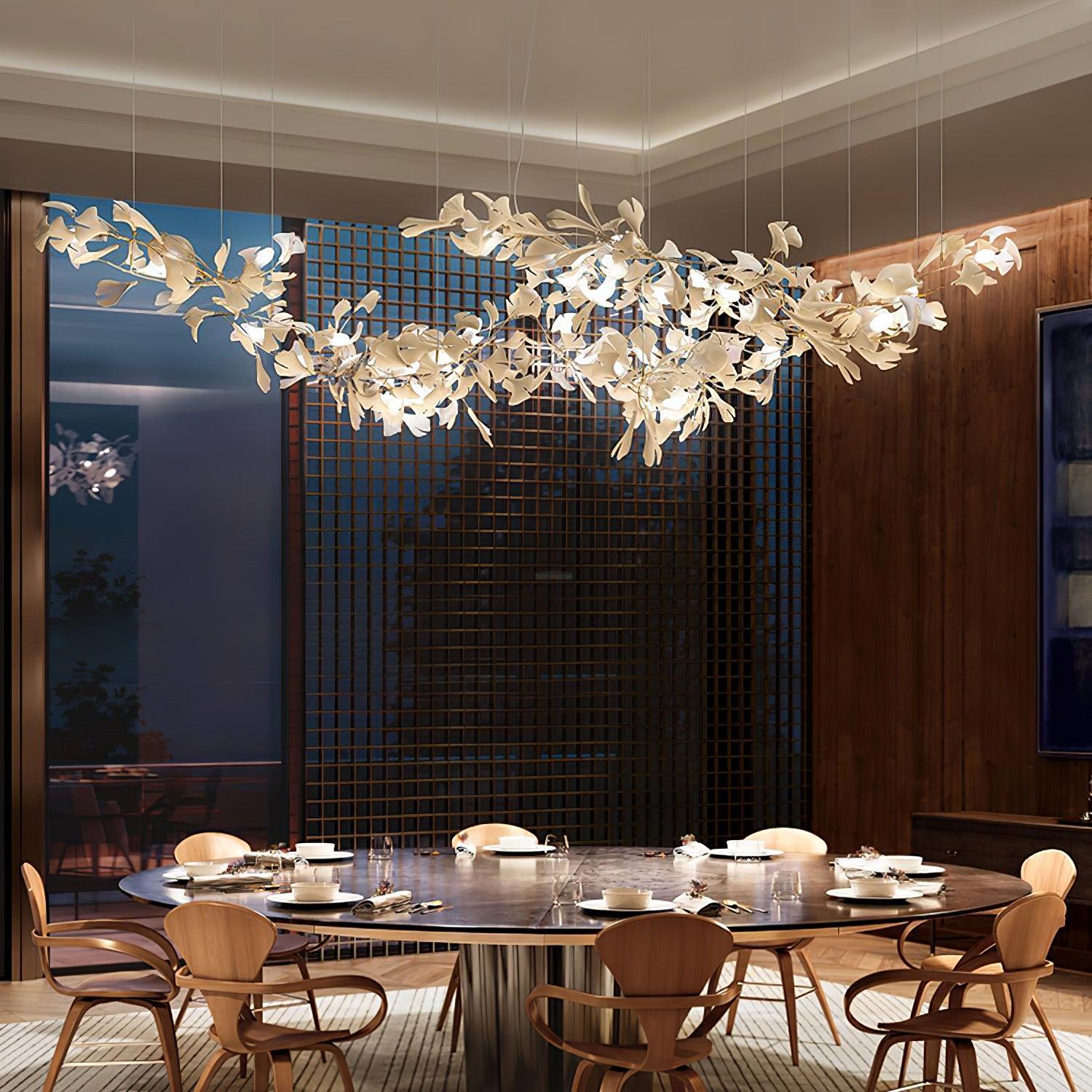 Ginkgo Chandelier Style K