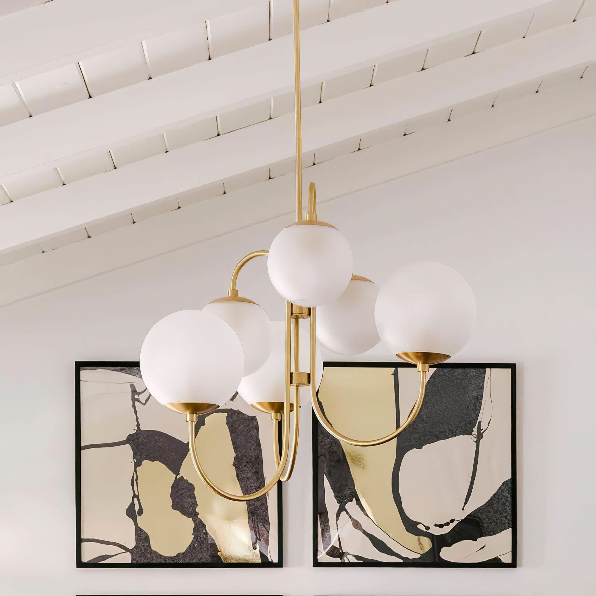 Gooseneck Chandelier ∅ 30″ - Luxehomezone