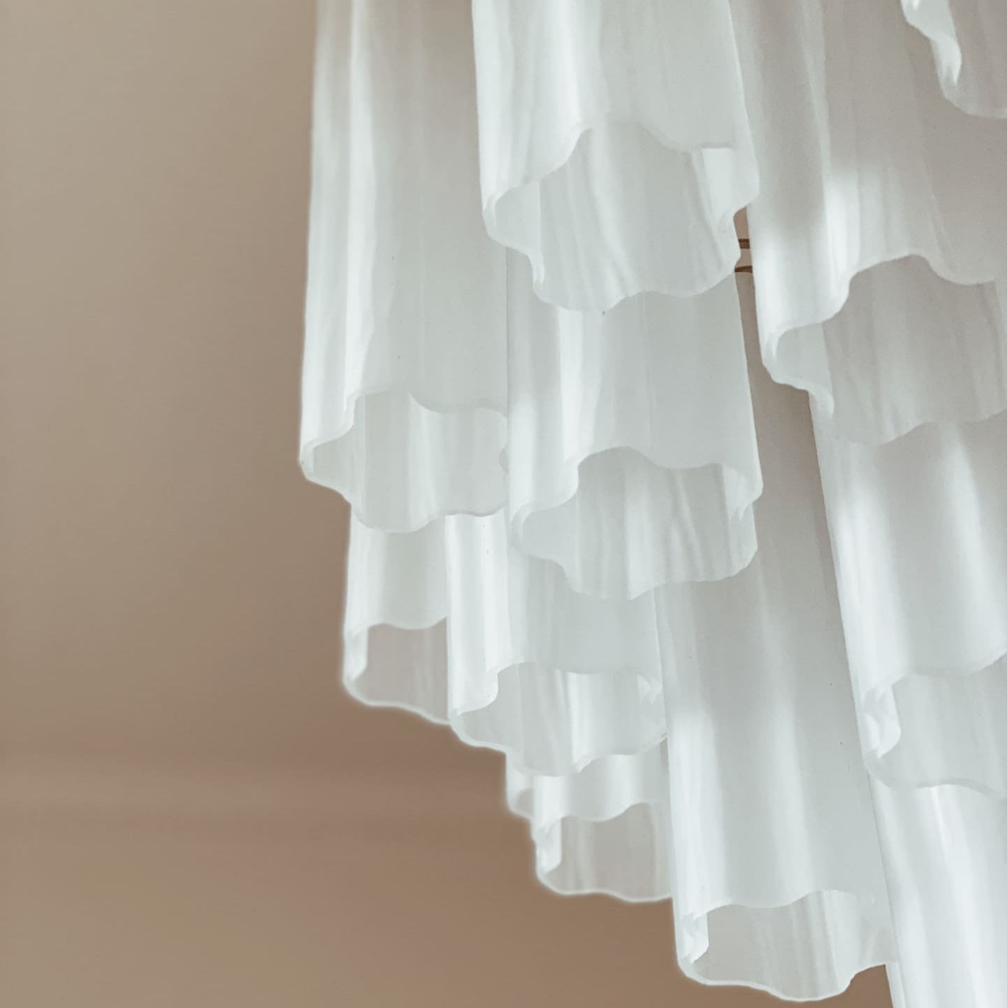 Tronchi Murano Chandelier – 36 tubes – Matte white