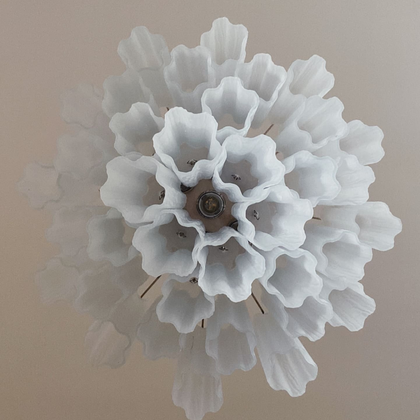Tronchi Murano Chandelier – 36 tubes – Matte white