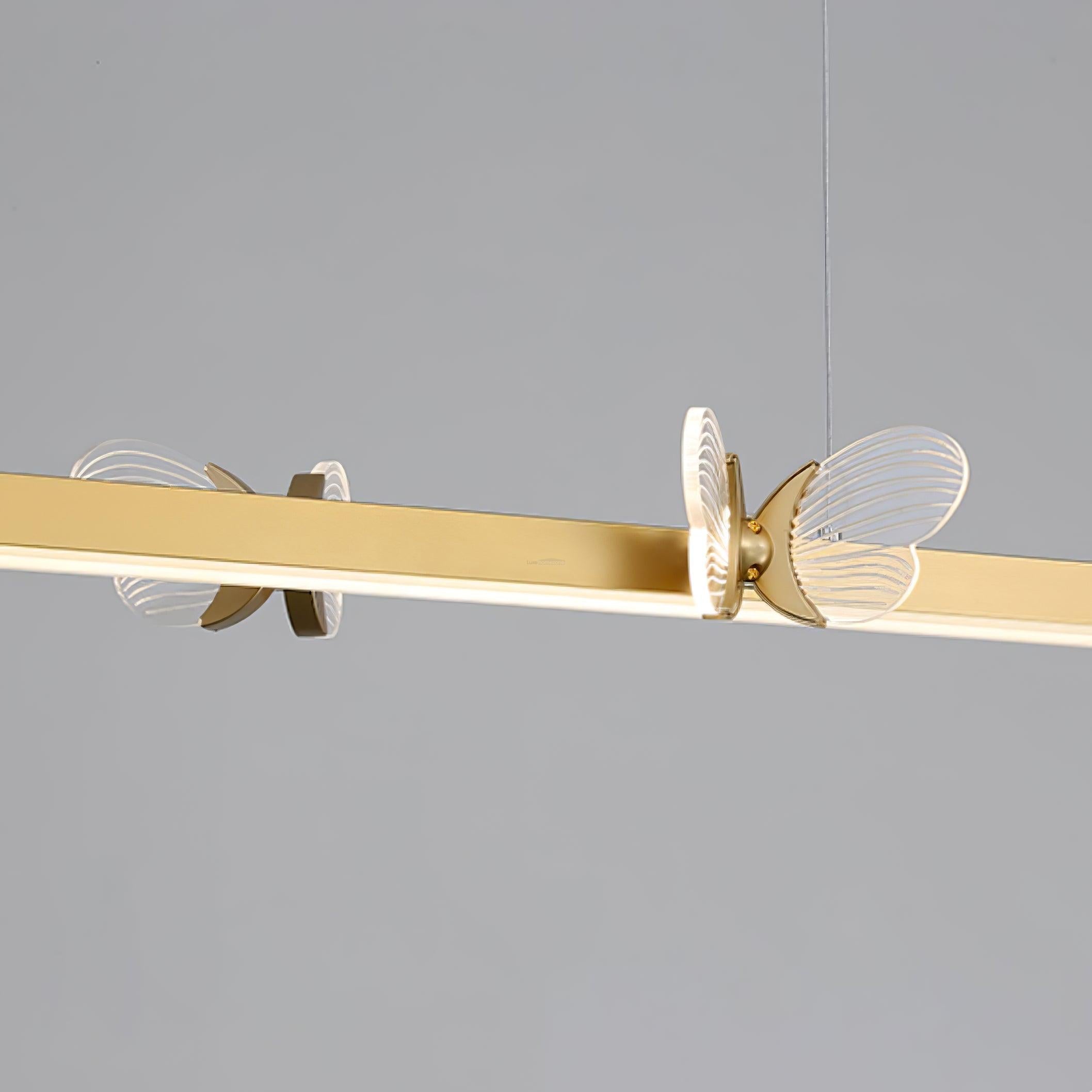 Cohen Butterfly Linear Chandelier - Butterfly-1-Luxehomezone