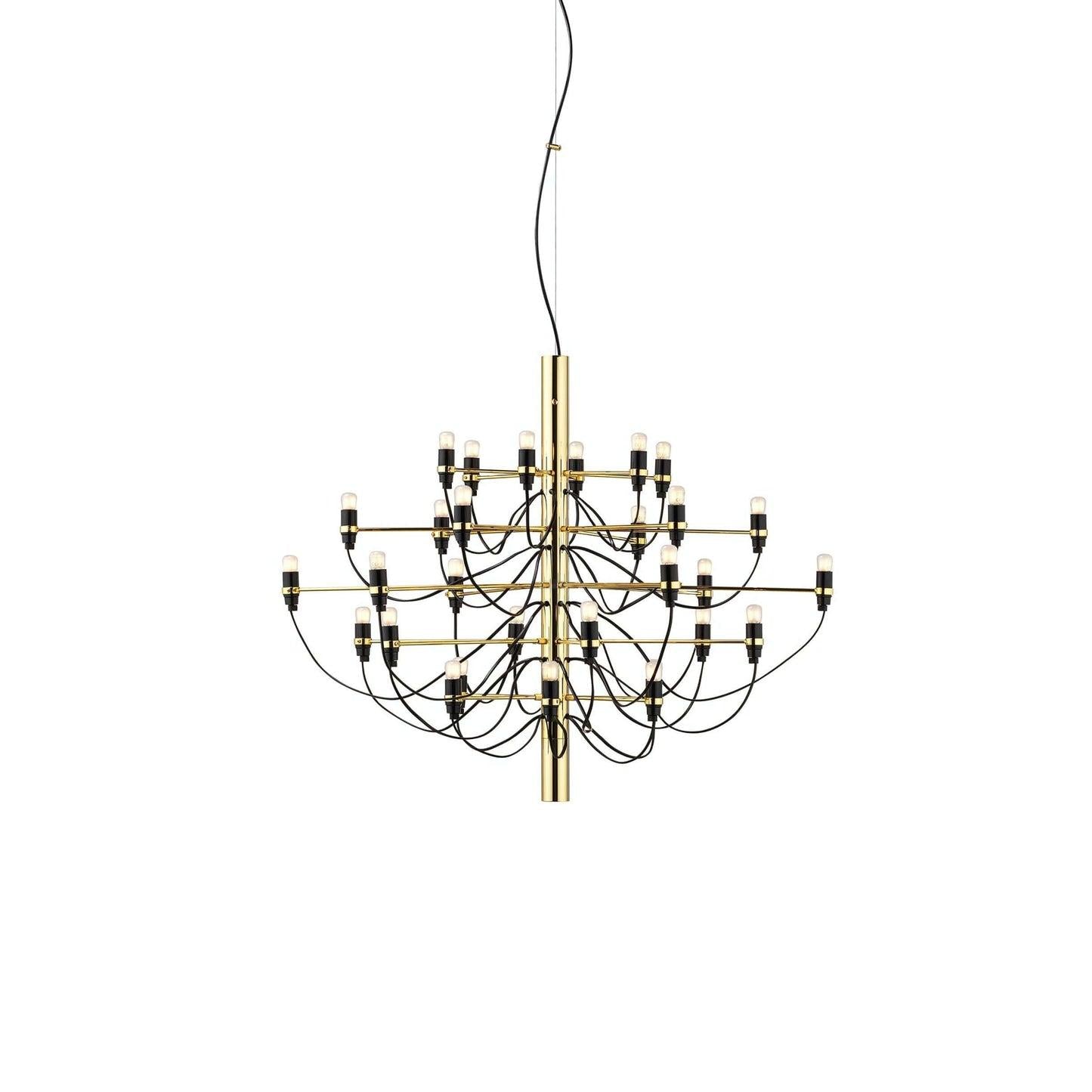 2097 Mid-Century Retro Candle Chandelier with 18/30/50/75 heads - Candle-1-Luxehomezone