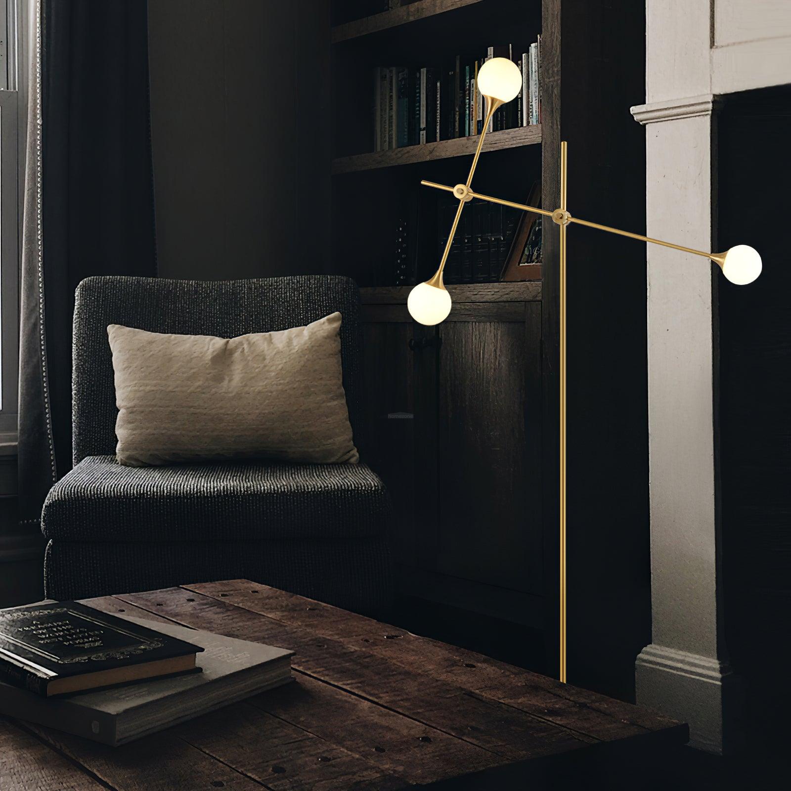 Kemi Floor Lamp ∅ 47.2″ - Flexible-1-Luxehomezone