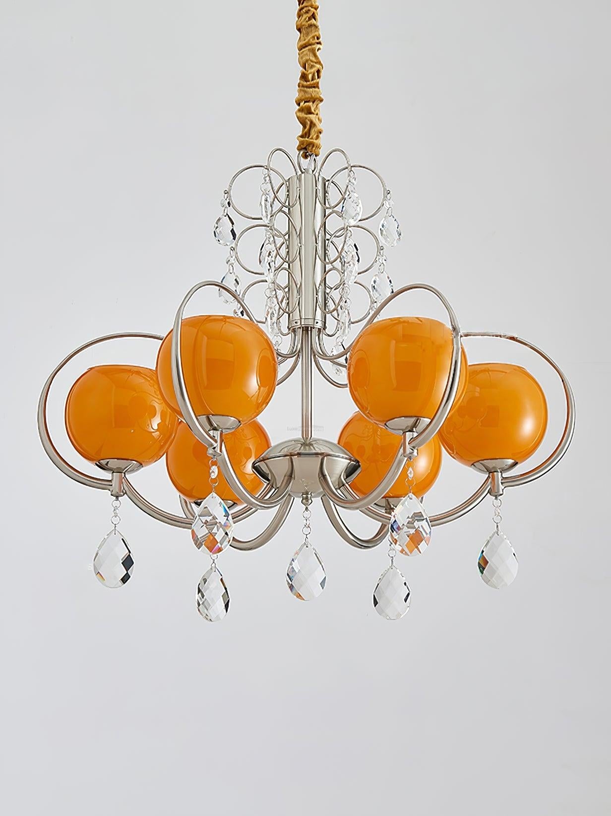 Doria Crystal Chandelier with 6/8/10 heads - Luxehomezone